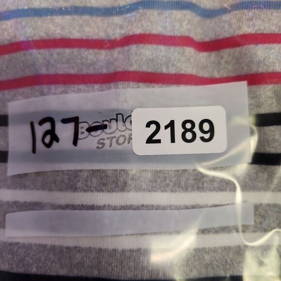 Talbots Women's M Long Sleeve Multicolored Striped Pullover Top - Picture 8 of 8